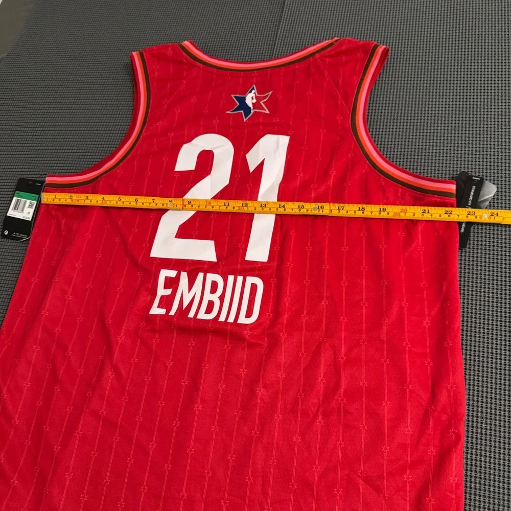 Jordan Joel Embiid 21 2020 NBA All-Star Chicago Red Swingman XL NWT